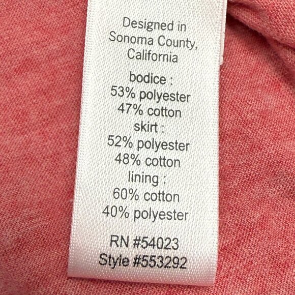 Women's‎ ATHLETA Las Palmas Pink Printed Jersey Dress- Size Small - Picture 6 of 8